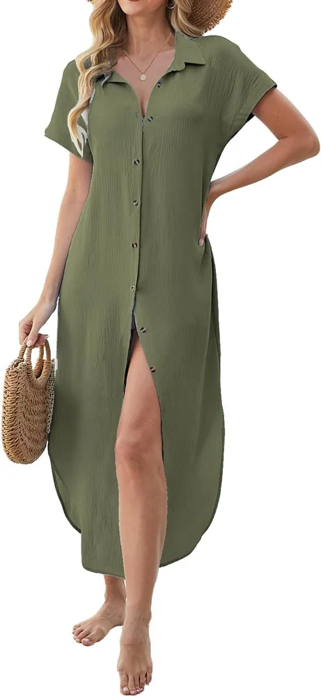 Cover-Up Dress III, Olive