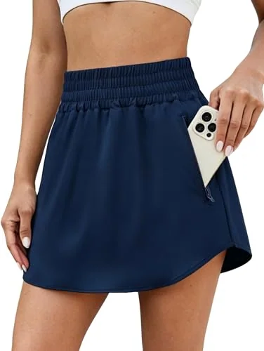 Mini Skirt, Navy Blue