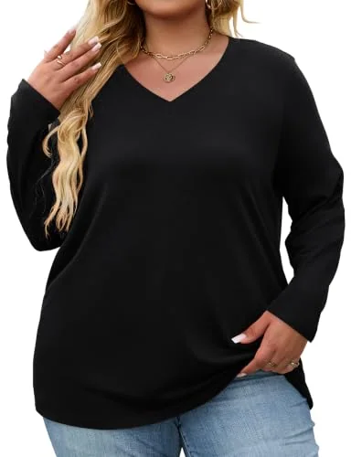 Long-Sleeve Top, Black