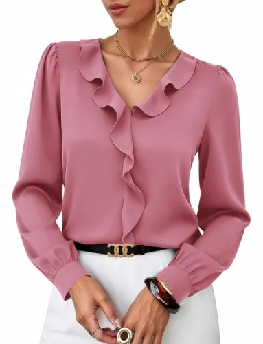 Long-Sleeve Top IV, Dusty Pink