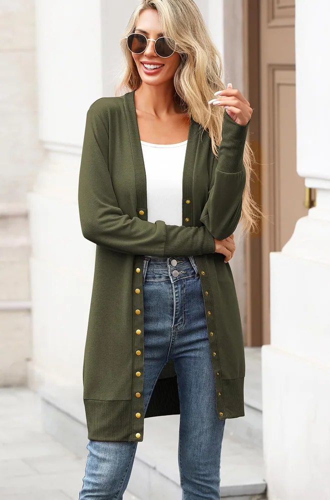 Cardigan, Army Green