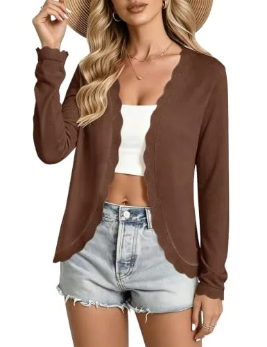 V-Neck Sweater, Brown