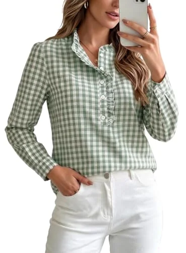 Top V, Plaid Green