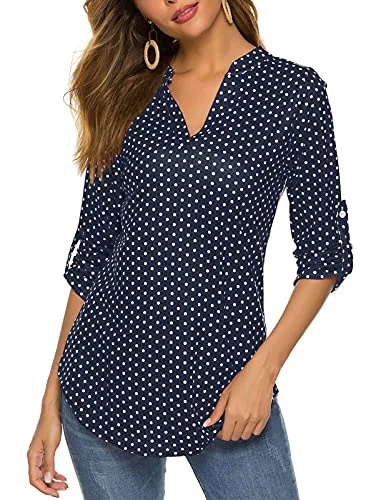 Tunic Top, Navy Blue