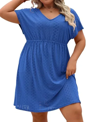 Swim Cover-Up, Blue