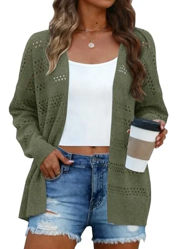 Cardigan VI, Olive Green