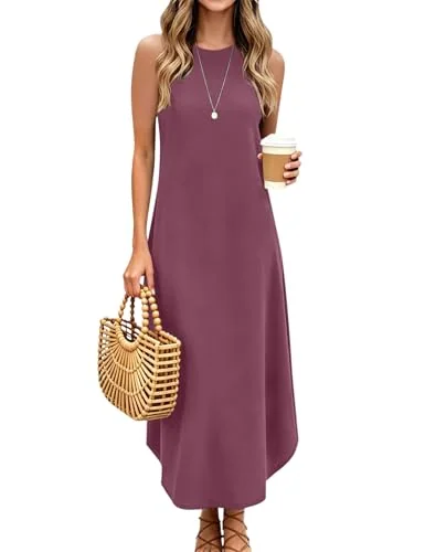 Halter Maxi Dress, Mauve
