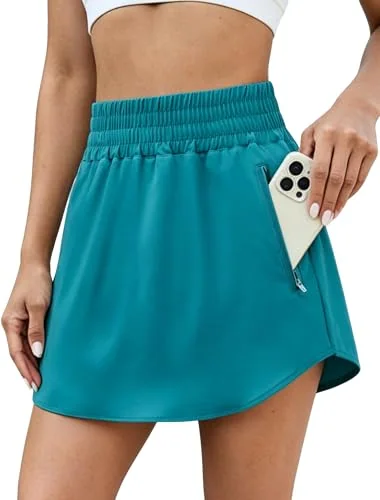 Mini Skirt, Bluish Green