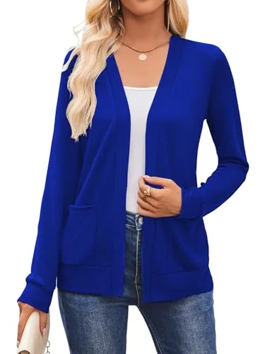 Duster Cardigan III, Royal Blue